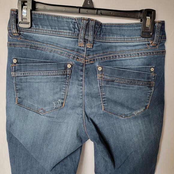 Democracy Dark Wash "Ab"solution Ankle Slim Stretch Skinny Jeans Size 2 - Picture 6 of 12